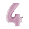 Pallone numero 3 rosa chiaro