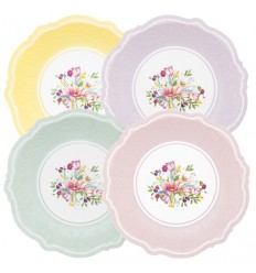 piatti assortiti 27 cm english garden liberty