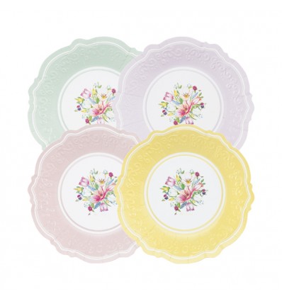 piatti assortiti 27 cm english garden liberty