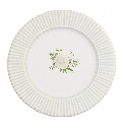 Piatti maxi 33 cm Floral White