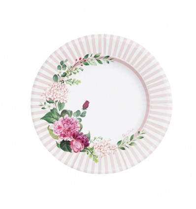 Piatti 27 cm  Floral Pink