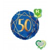 Palloncino 40 anni geoide blu