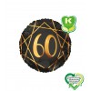 Palloncino 50 anni geoide nero