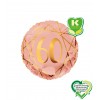 Palloncino 50 anni geoide rosa gold