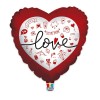Palloncino I love you letter