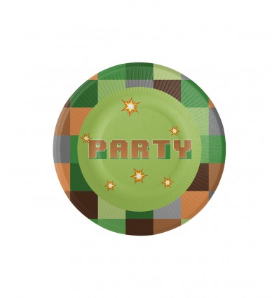 Piatti 23 cm Tnt party