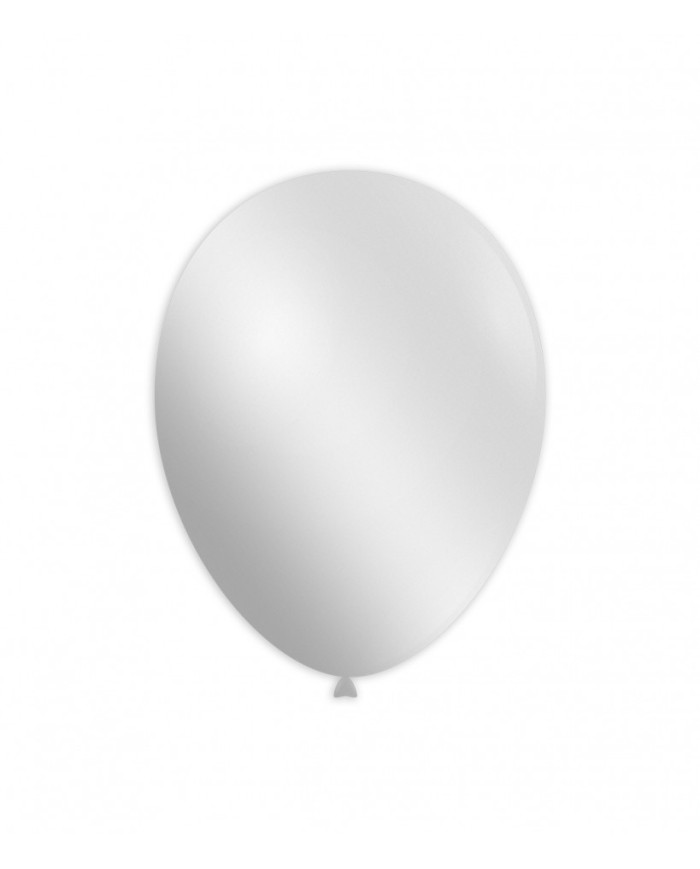 Palloncini in lattice metal 12'' bianco pz100