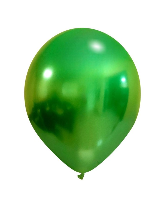 Palloncini in lattice chrome 13'' verde scuro pz100