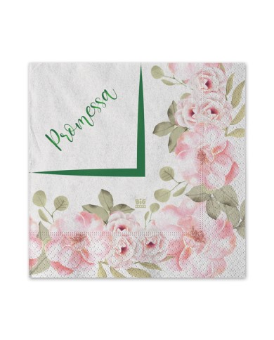Tovaglioli 25 x 25 Promessa Floral