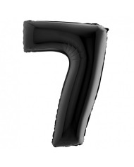 Pallone mylar numero 8 nero 1mt
