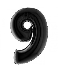 Pallone mylar numero 8 nero 1mt