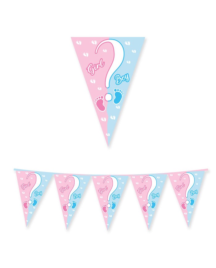 Festone bandiera boy or girl mt 3