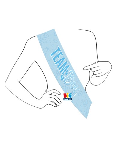 Fascia team boy gender reveal 168 x 10 cm