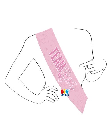 Fascia team girl gender reveal 168 x 10 cm