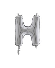 Pallone mylar lettera g argento 35cm