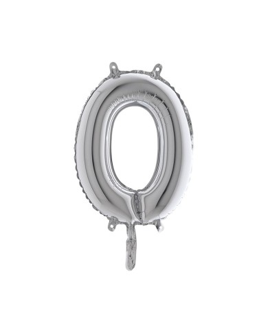 Pallone mylar lettera o argento 35cm