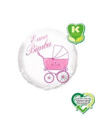 Pallone mylar 18" e' una bimba