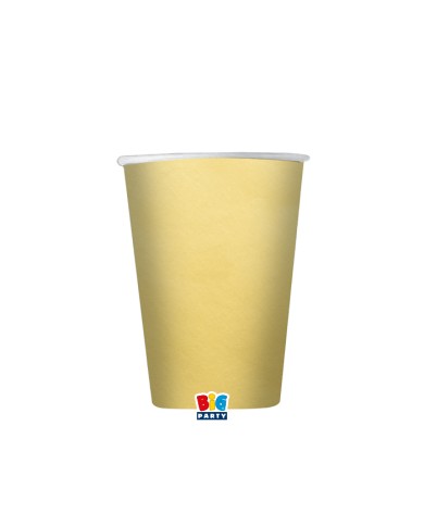 25 Bicchieri ecolor cc 200 oro