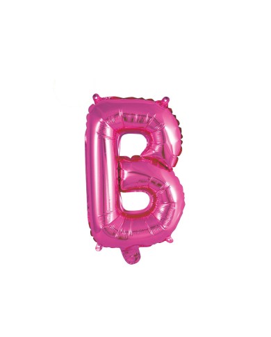 Pallone mylar lettera b fucsia 35cm