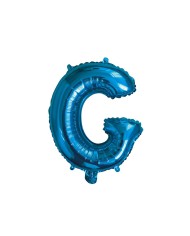 Pallone mylar lettera h blu 35cm