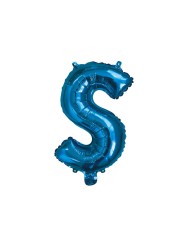 Pallone mylar lettera r blu 35cm