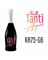 Spumante Extra Dry Santero Black Lt 0,75 Tanti Auguri Rosa