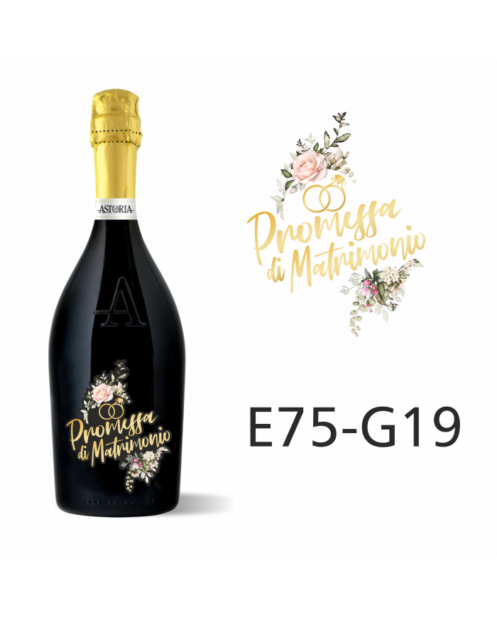 Spumante Cuvèe Brut Millesimato Beltà LT 0,75 Promessa Di Matrimonio