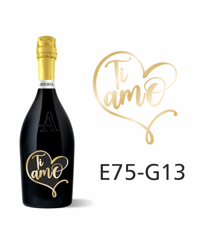 Spumante Cuvèe Brut Millesimato Beltà LT 0,75 Ti Amo Oro