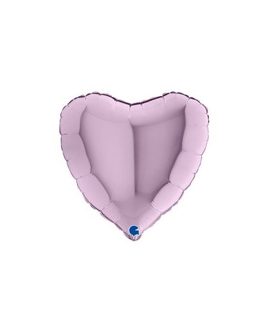 Pallone mylar 18'' cuore lilla satin