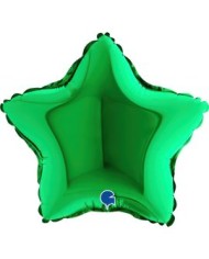 Pallone mylar 18'' stella rosa gold