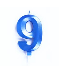 Candelina numero 0 rosa gold chrome