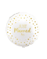 Pallone foil 18" - 45 cm Viva gli Sposi Ortensia