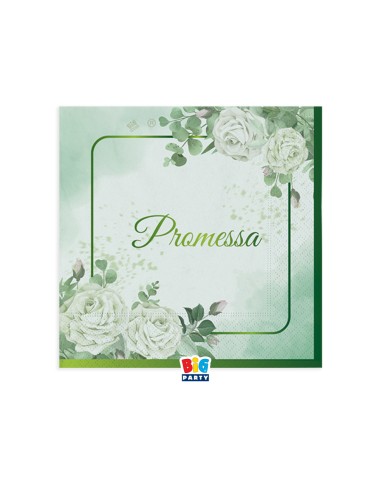 Tovaglioli 25 x 25 Promessa pz 16