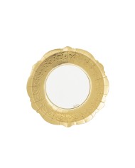Piatti cm 27 Liberty gold confezione da 8 pz