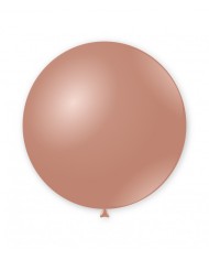 Palloni mongolfiera 33" oro metal pz 1