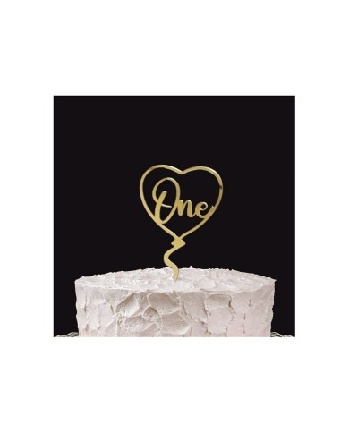Cake Topper plexi one