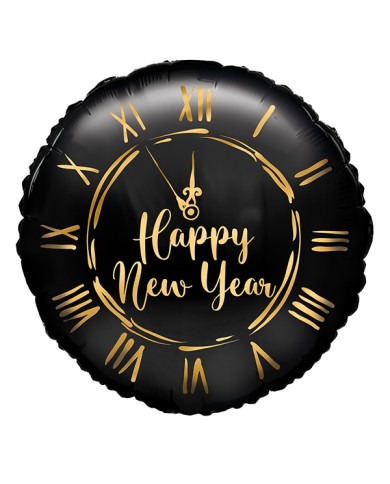 Pallone mylar 18" happy new year cm 45