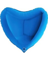 Pallone mylar 4" cuore Verde diametro cm 11