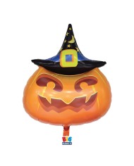 Palloncino Mylar a Forma 85 x 61 cm Witch Pumpkin
