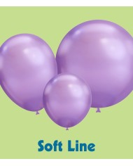 Palloncini 18" Viola cromati shiny pz 20