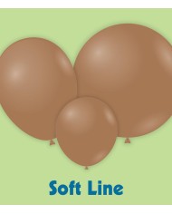Palloncini 18" Terra di siena confezione da 20 pz
