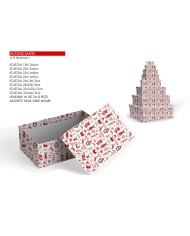 Scatola Natale Ghirlanda set 8 pz varie misure