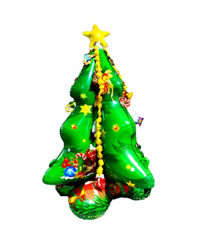 Mylar Albero di Natale Standing h57"