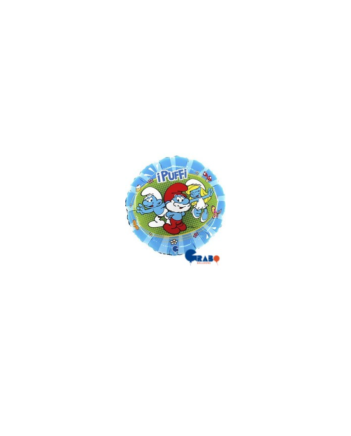 Pallone mylar puffi 18"