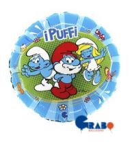 Pallone mylar Puffi 18"