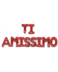 Mylar Ti Amo Corsivo Cuore 18" 1pz