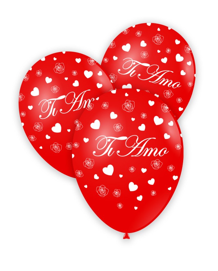 Palloncini 12" stampa globo ti amo pz 100