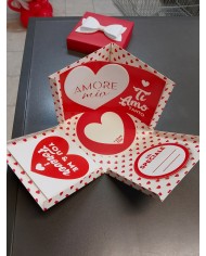 Scatolina porta regalini con frasi amorose Skatush