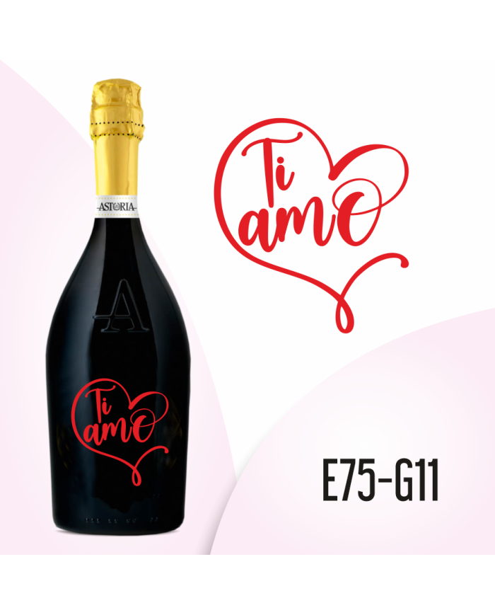 Spumante Cuvèe Brut Millesimato Beltà LT 0,75 Ti Amo Rosso