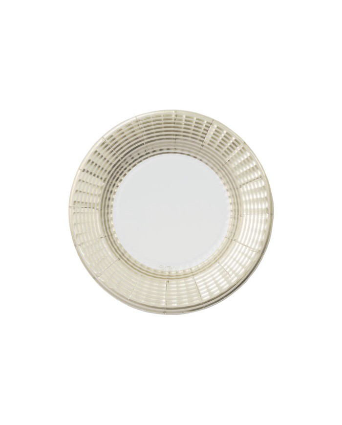 Piatti cm 21 Elegance Champagne pz 8